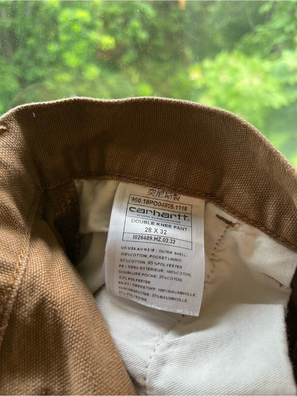 VTG Carhartt Work In Progress Double Knee Pants in Hamilton Brown - Picture 2 of 10